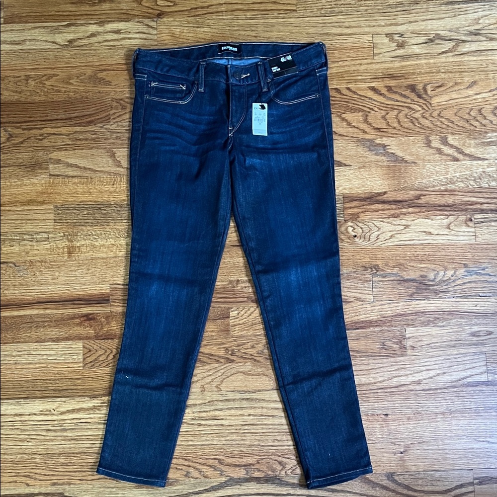 Express Women's Deep Indigo Skinny Jeans